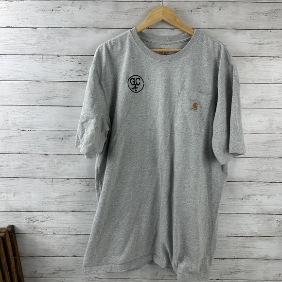 Carhartt Other - Carhartt Men's XL‎ Tall original Fit Short Sleeve T Shirt K87 HGY pocket T XLT